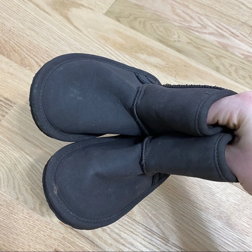 Gap Chocolate Brown Suede Boots Sz 8 Kids Toddler